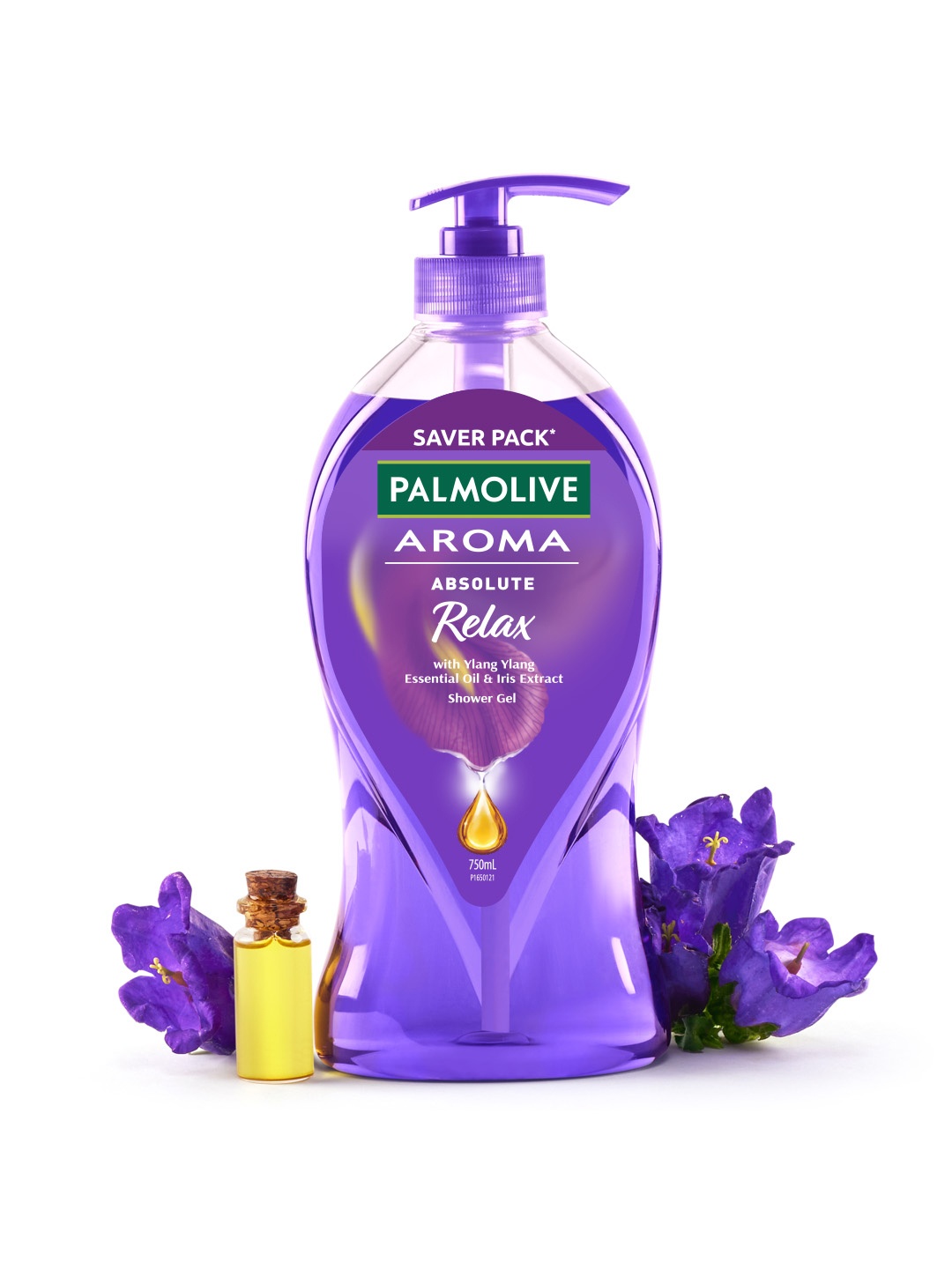 

Palmolive Aroma Absolute Relax Shower Gel with Ylang Ylang & Iris - 750 ml, Purple