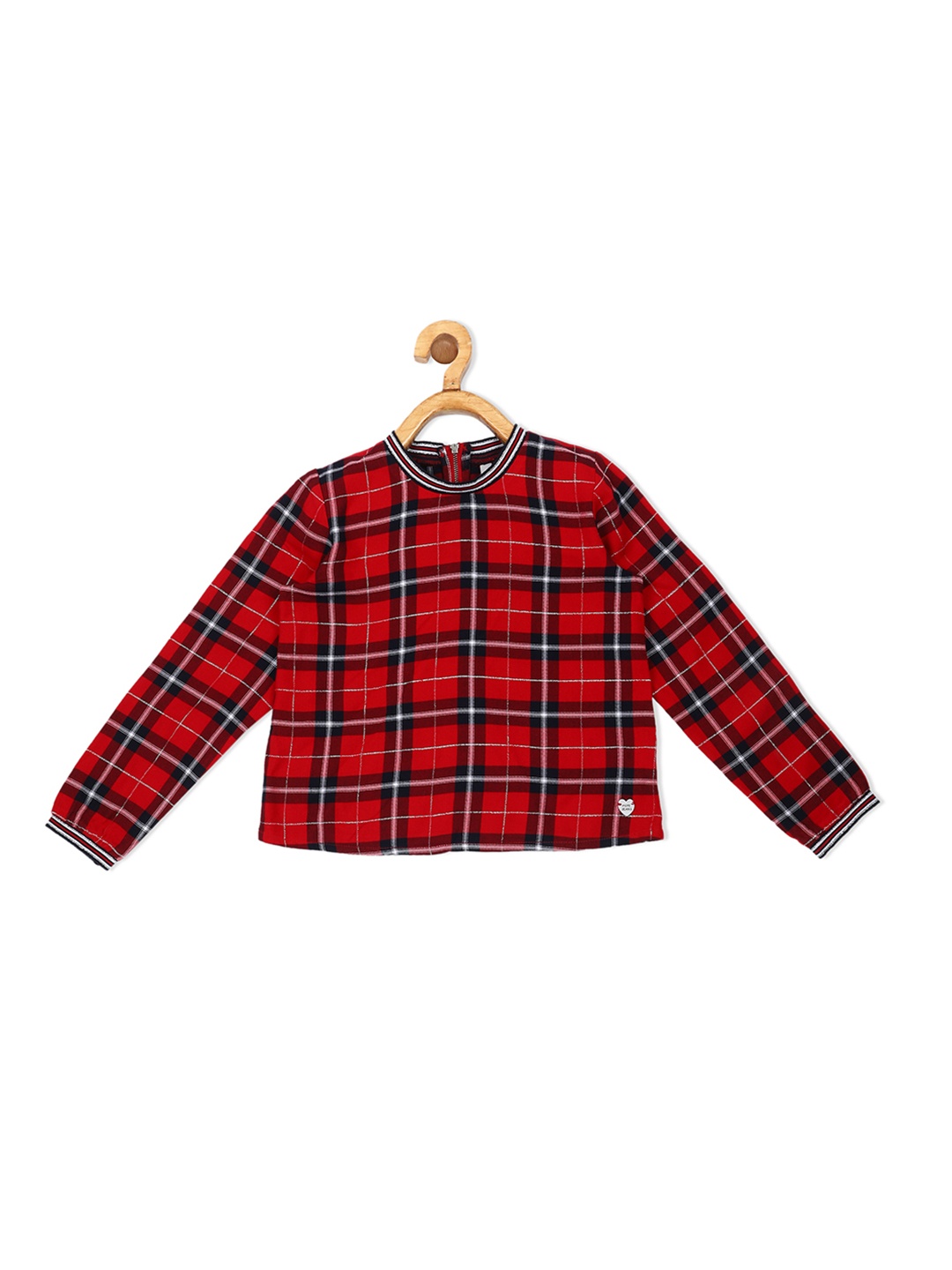 

Pepe Jeans Girls Red Checked Casual Shirt