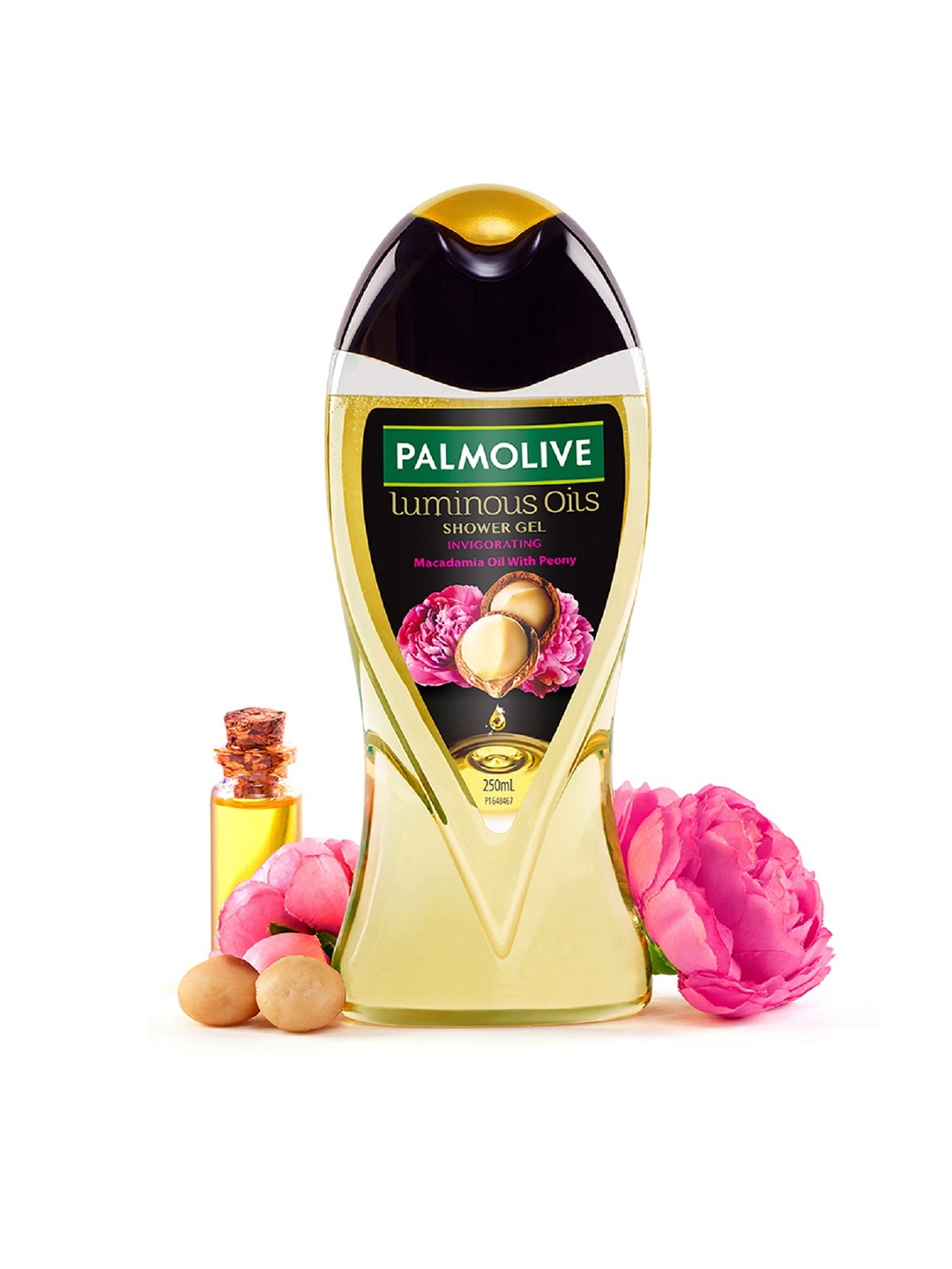 

Palmolive Luminous Oils Invigorating Shower Gel with Macadamia Oil & Peony - 250 ml, Yellow