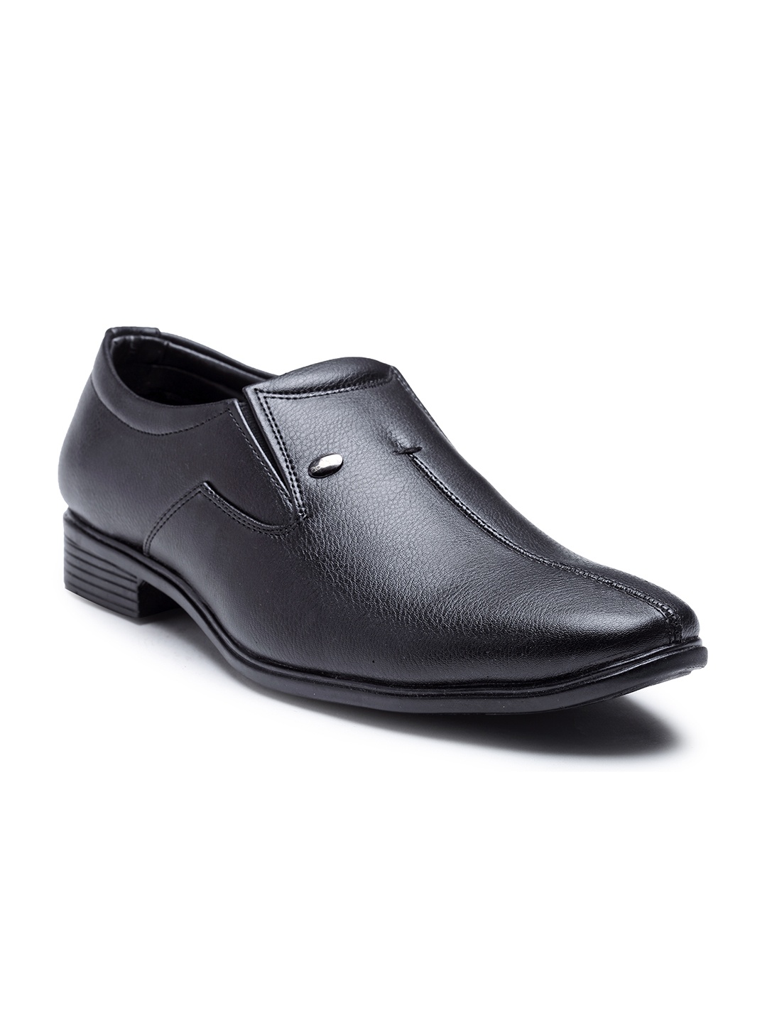 

Action Men Black Solid Formal Oxfords