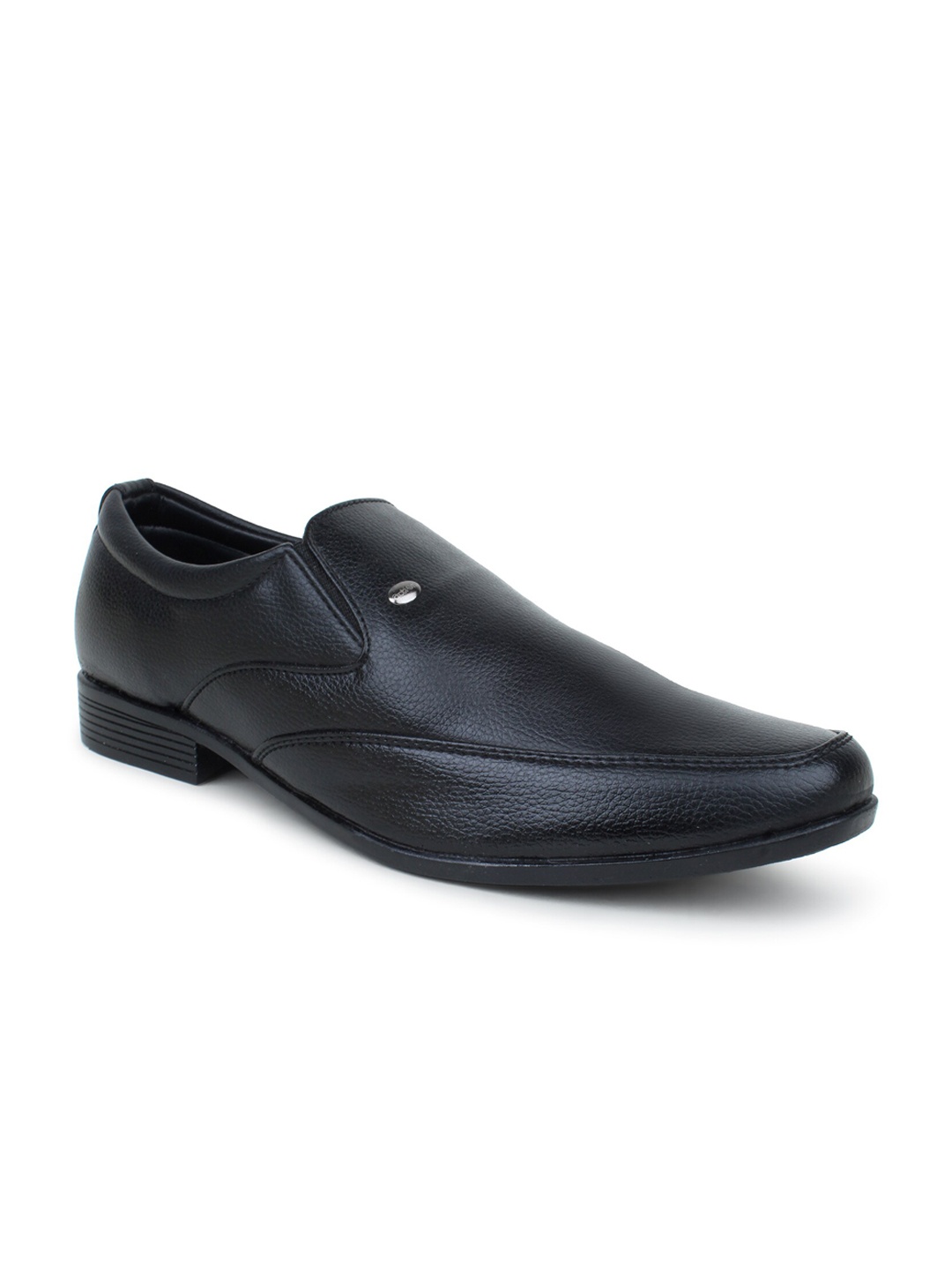 

Action Men Black Solid Formal Slip-On Shoes