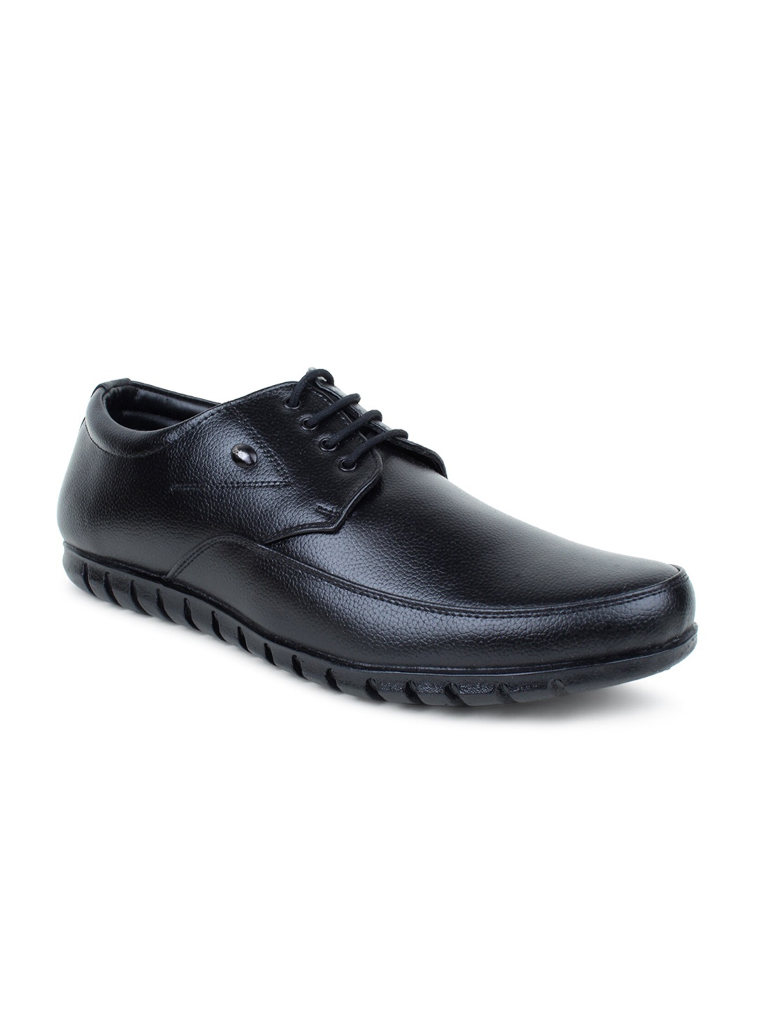 

Action Men Black Solid Formal Derbys