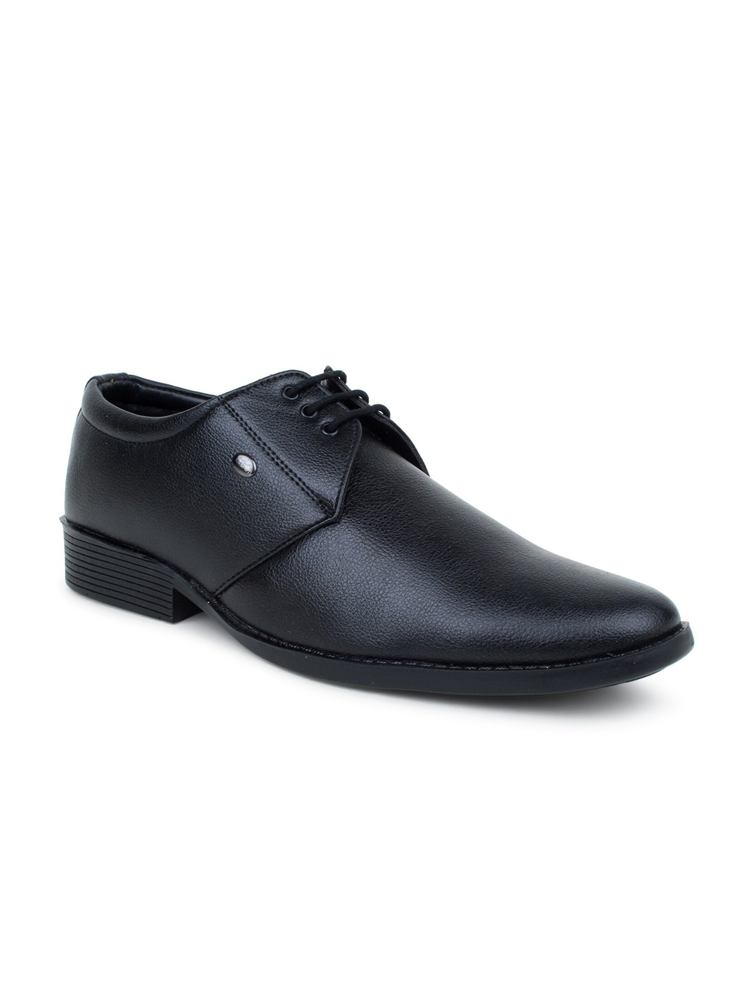 

Action Men Black Solid Formal Derbys