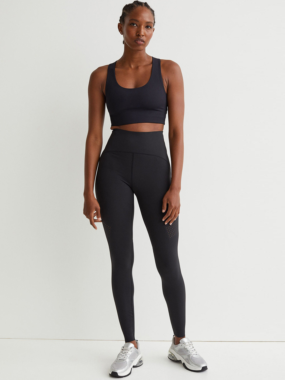 

H&M Women Black High Waist Shaping Tights