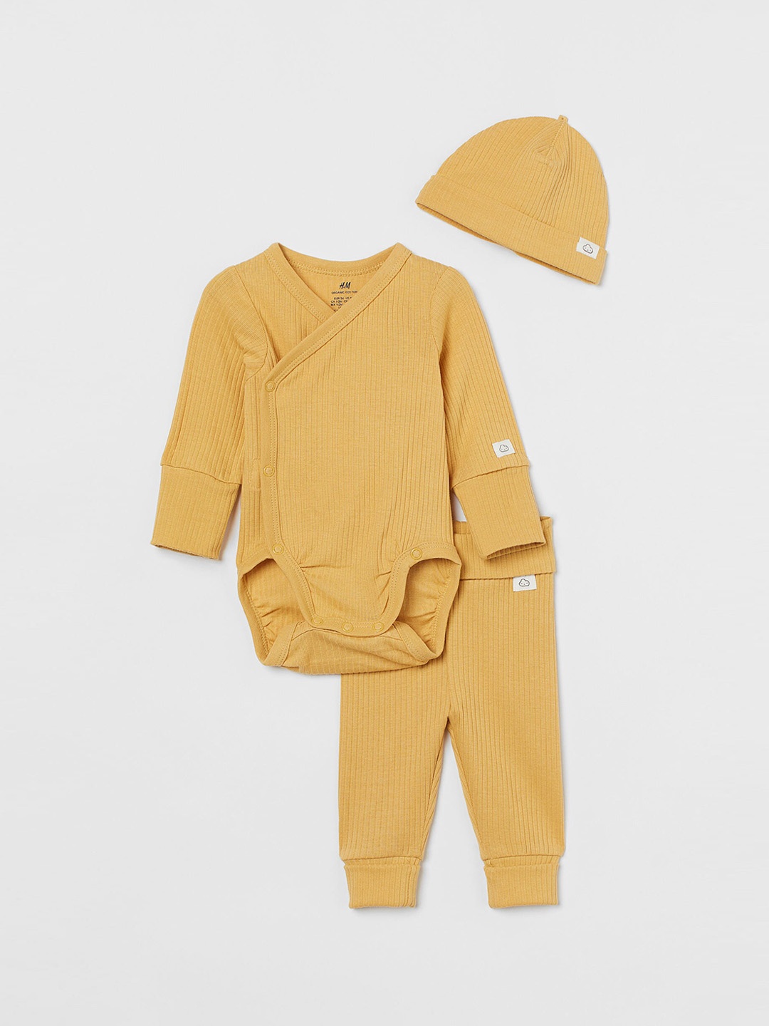 

H&M Girls Yellow Adjustable-Fit Set