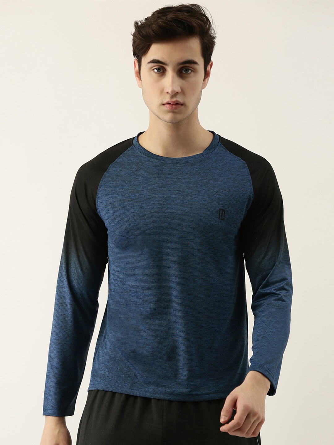 

Maniac Men Blue Slim Fit T-shirt
