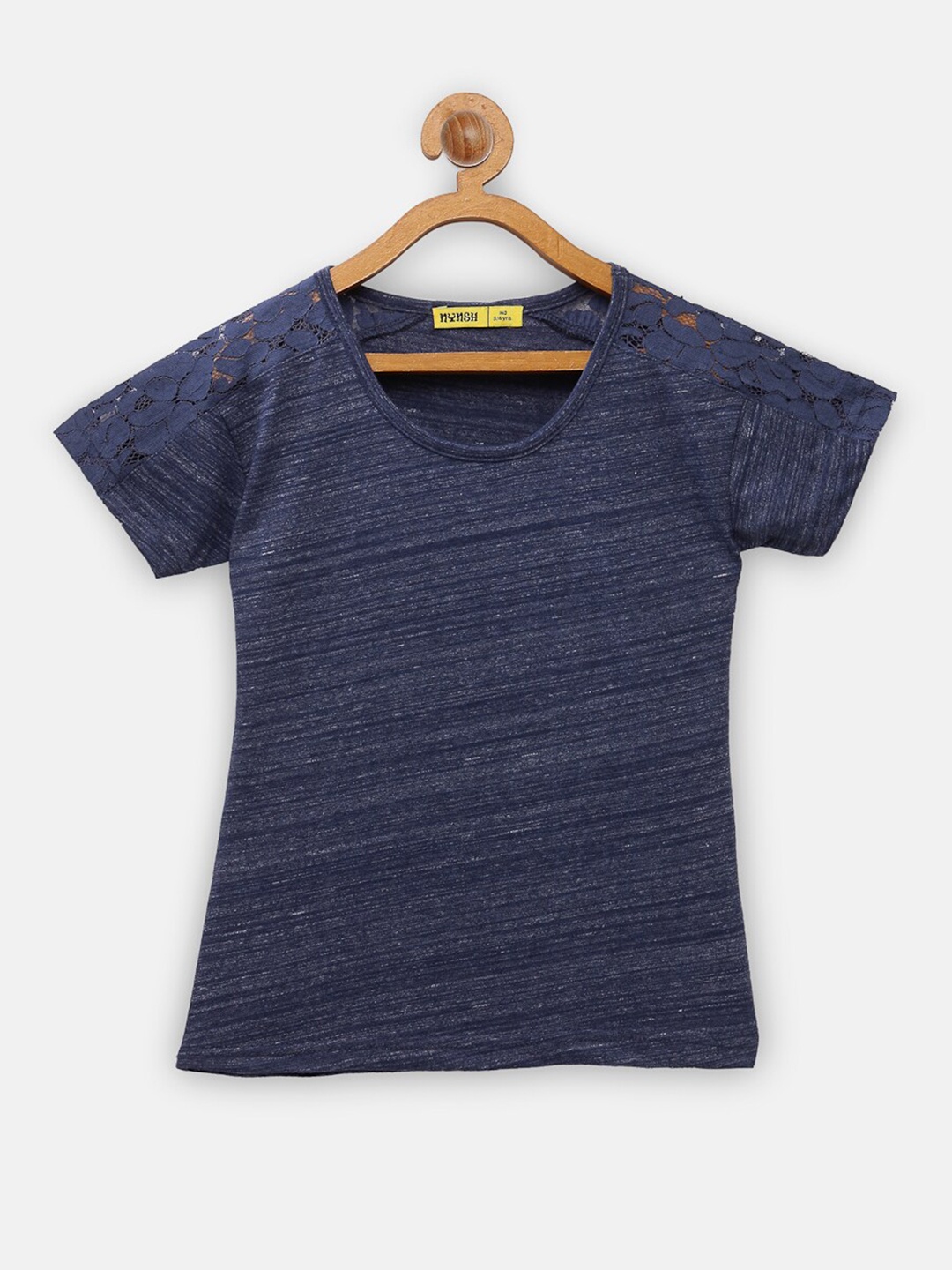 

NYNSH Girls Blue Pure Cotton Top
