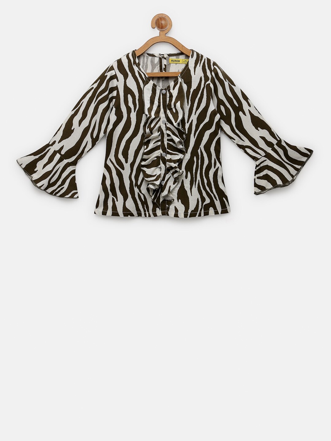 

NYNSH Black Animal Print Top