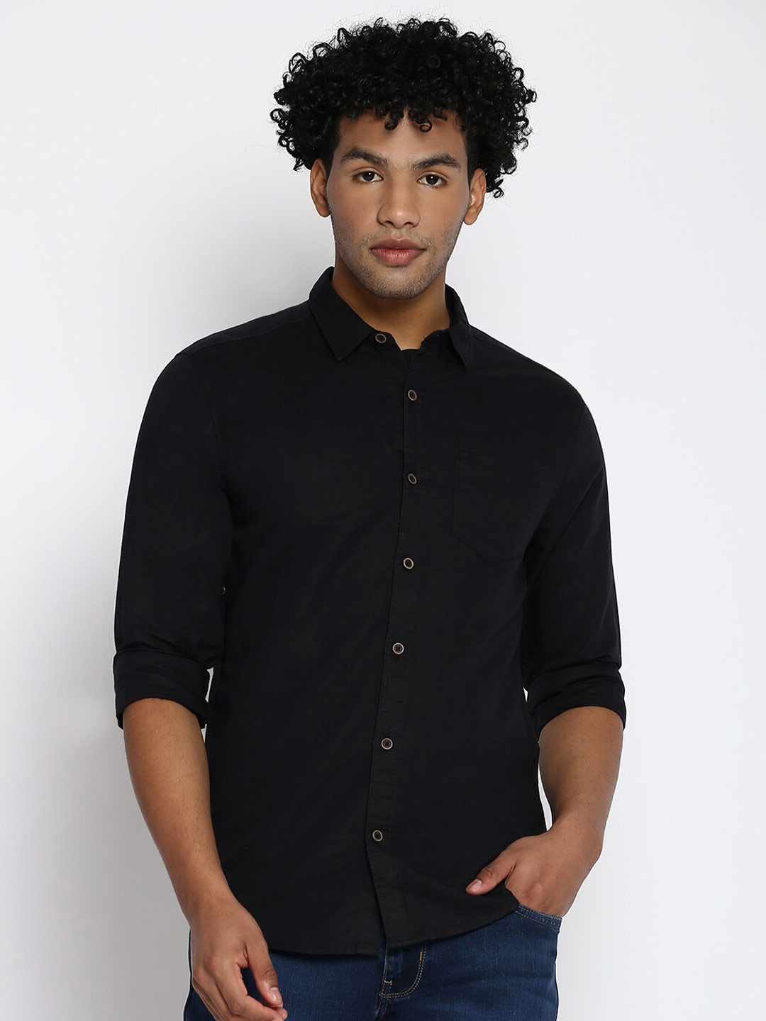 

Wrangler Men Black Casual Shirt