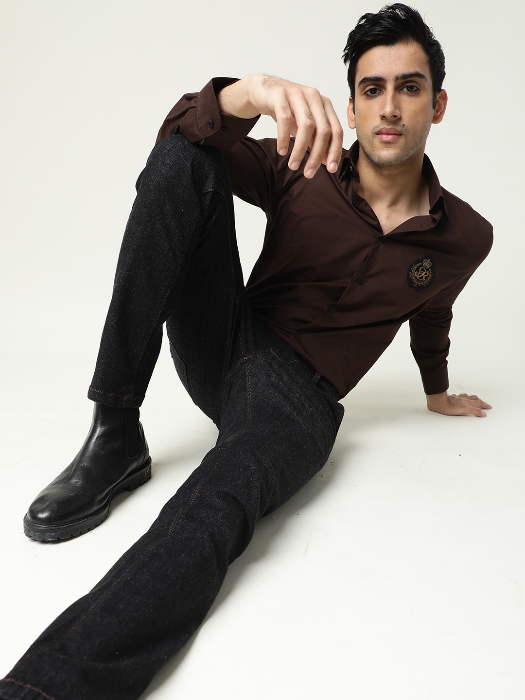 

RARE RABBIT Men Black Slim Fit Jeans