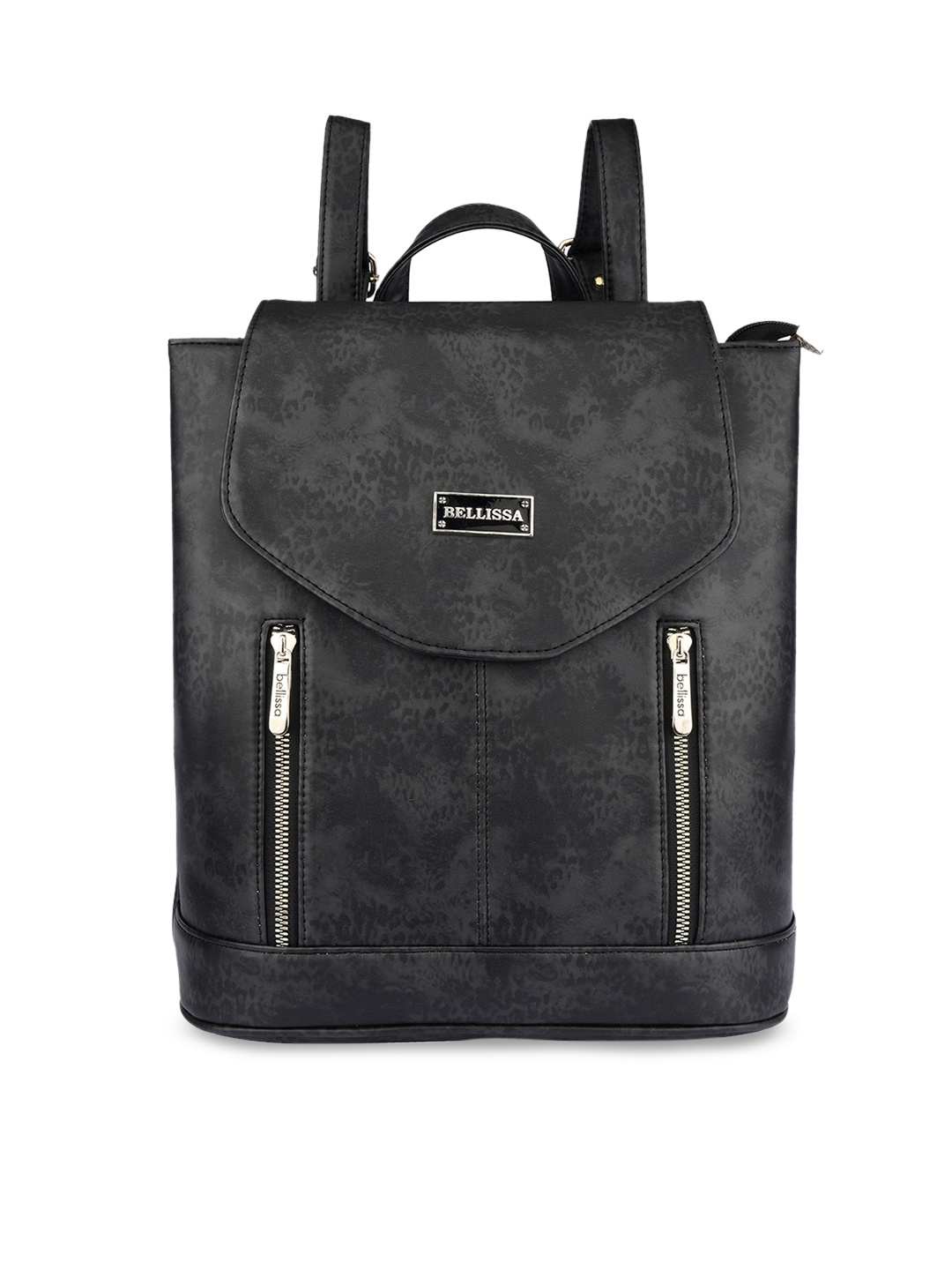 

Bellissa Black PU Structured Handheld Bag
