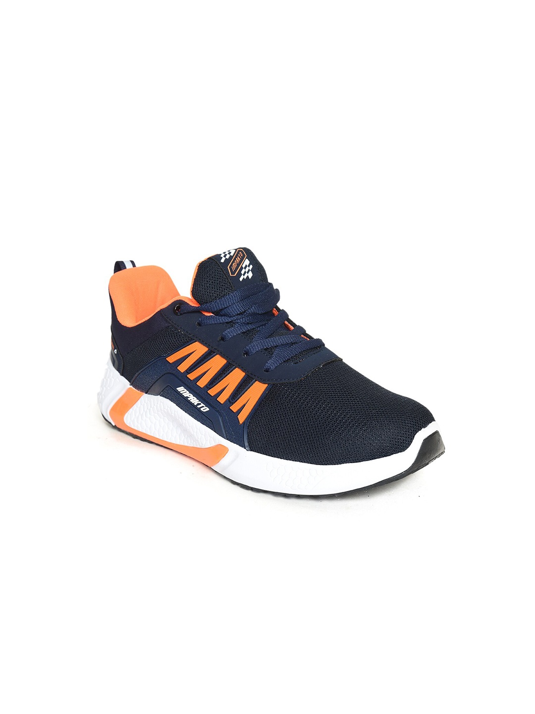 

IMPAKTO Men Blue Mesh Running Shoes
