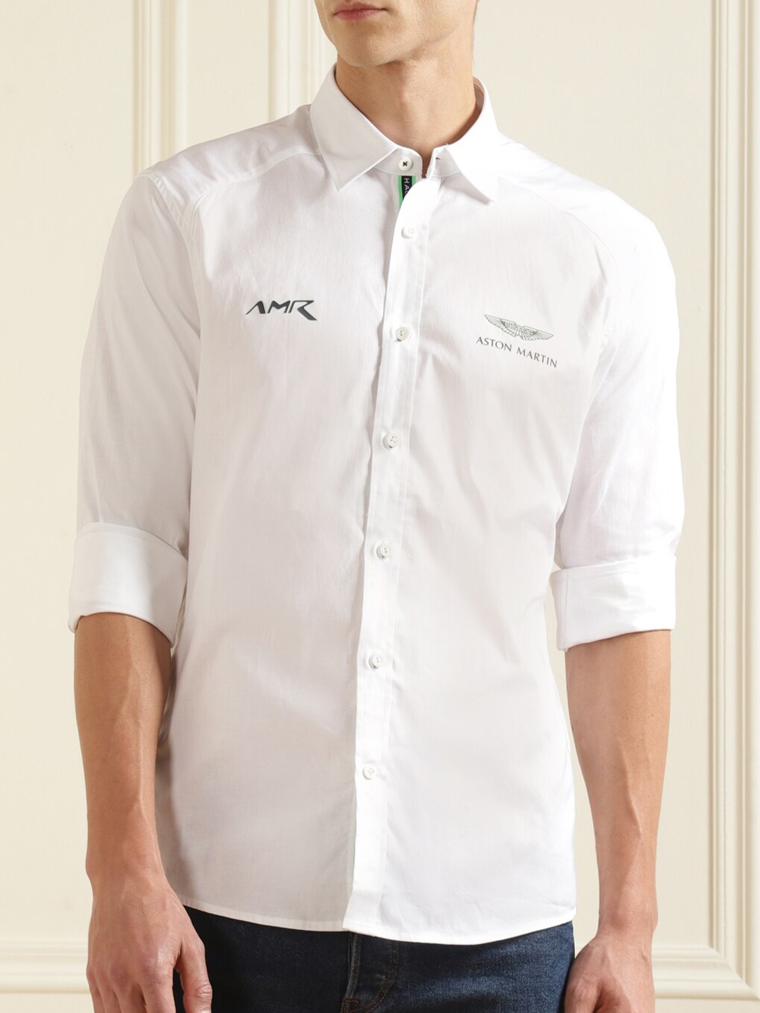

HACKETT LONDON Men White Casual Shirt