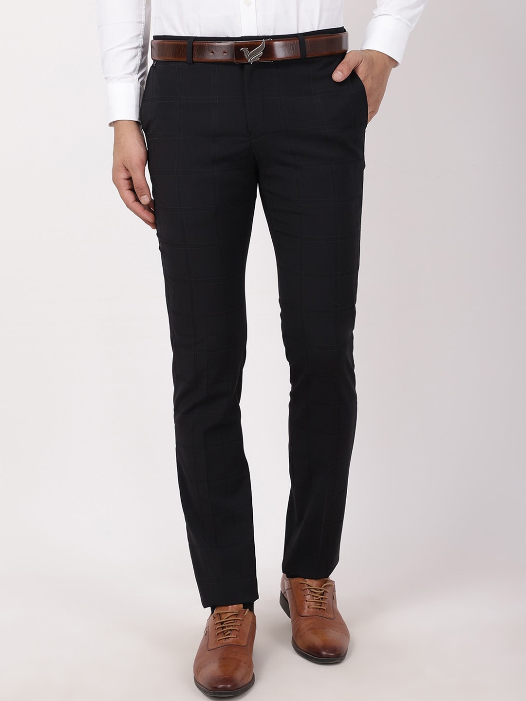 

Blackberrys Men Black B-95 Slim Fit Trousers
