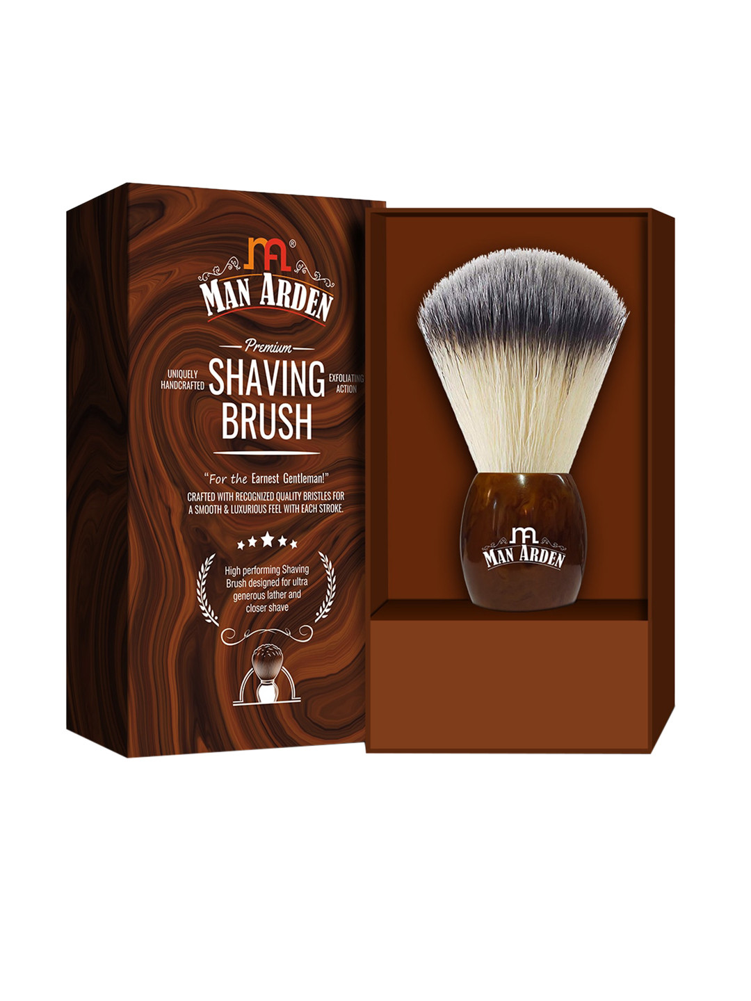 

Man Arden Brown Premium Shaving Brush