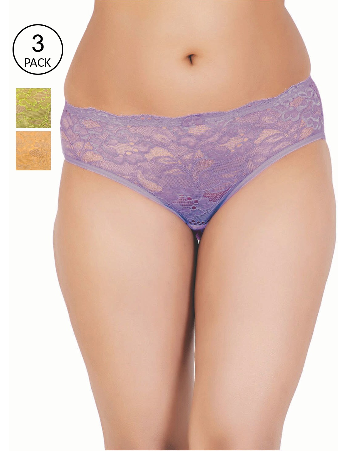 

Reveira Women Pack Of 3 Assorted Bikini Briefs