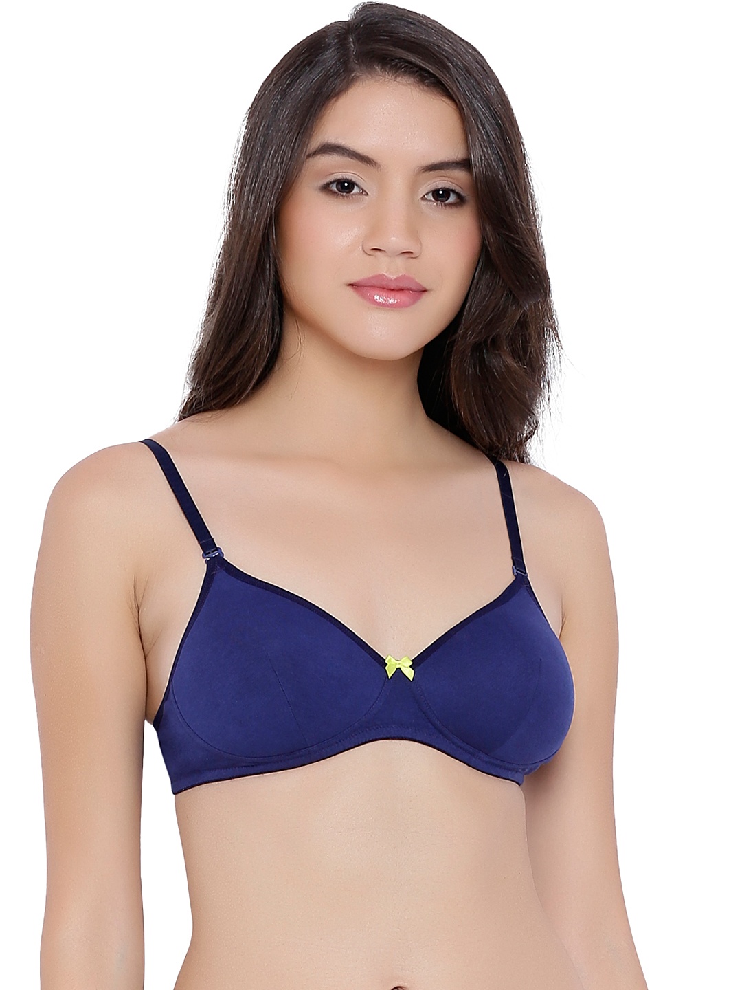 

Amante Navy Full-Coverage T-shirt Bra BRA50001, Navy blue