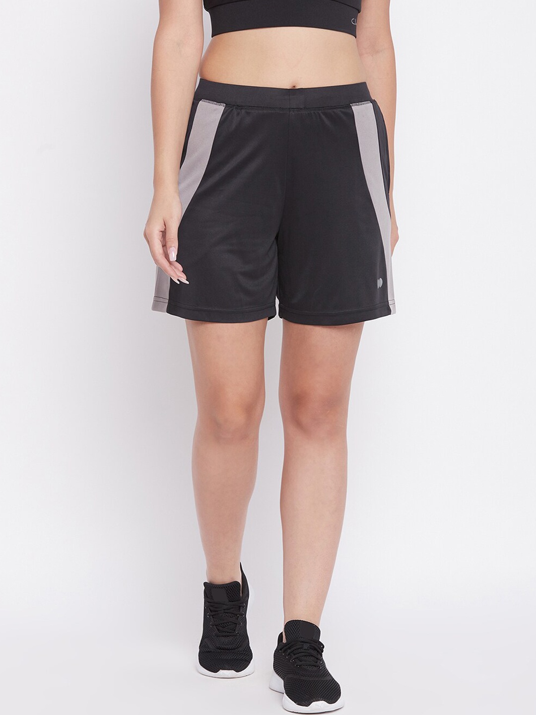 

Clovia Women Black Training or Gym Sports Shorts
