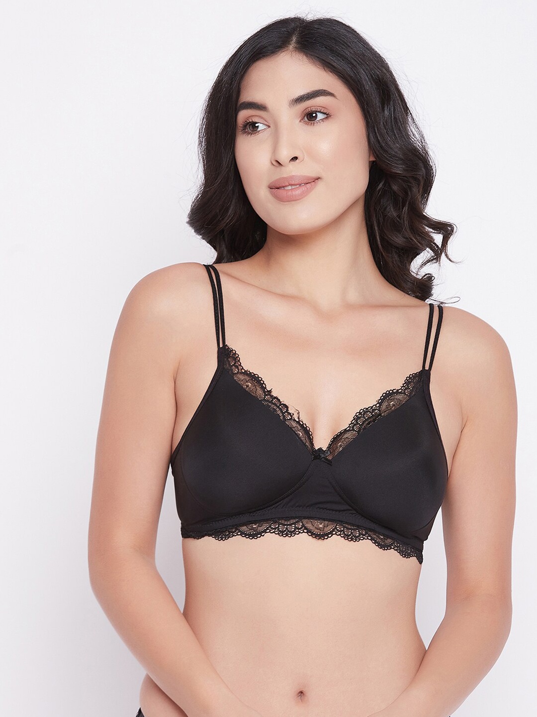 

Clovia Black Bra Lightly Padded