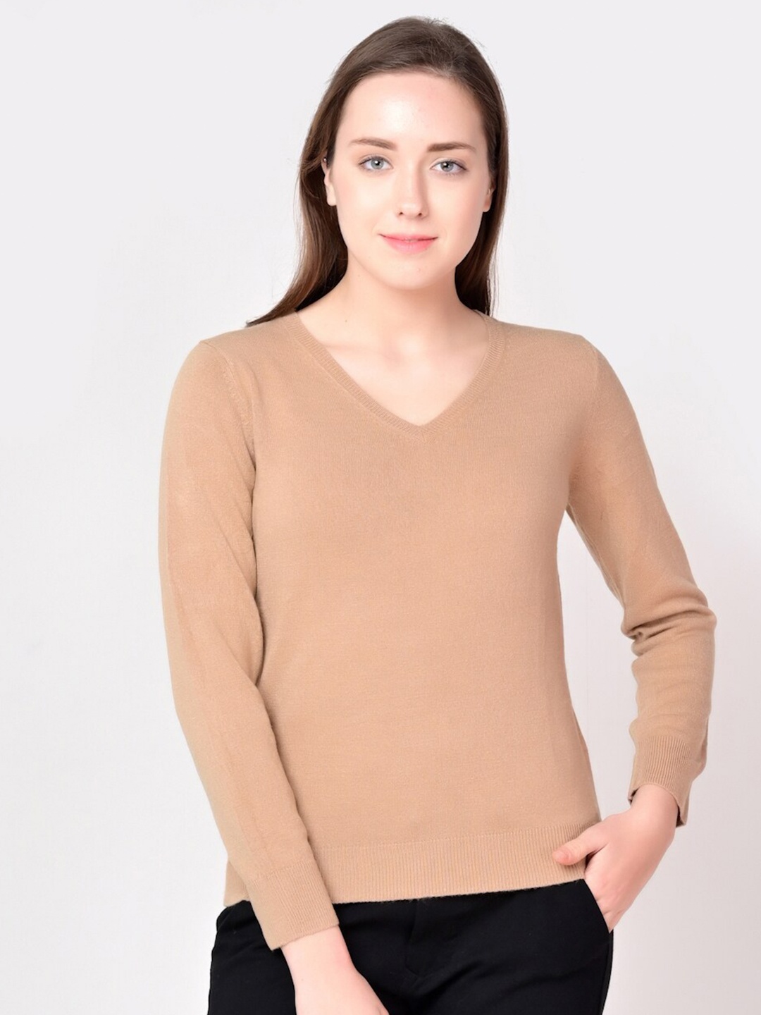 

NoBarr Women Brown Pullover