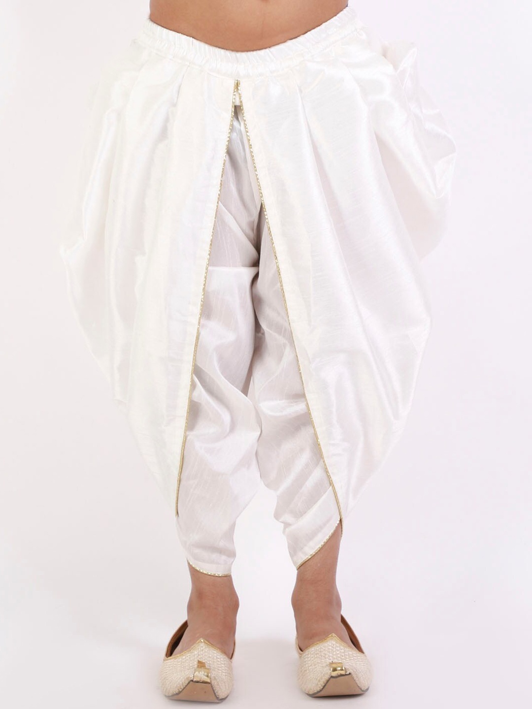 

VASTRAMAY Boys White Dhoti Pants