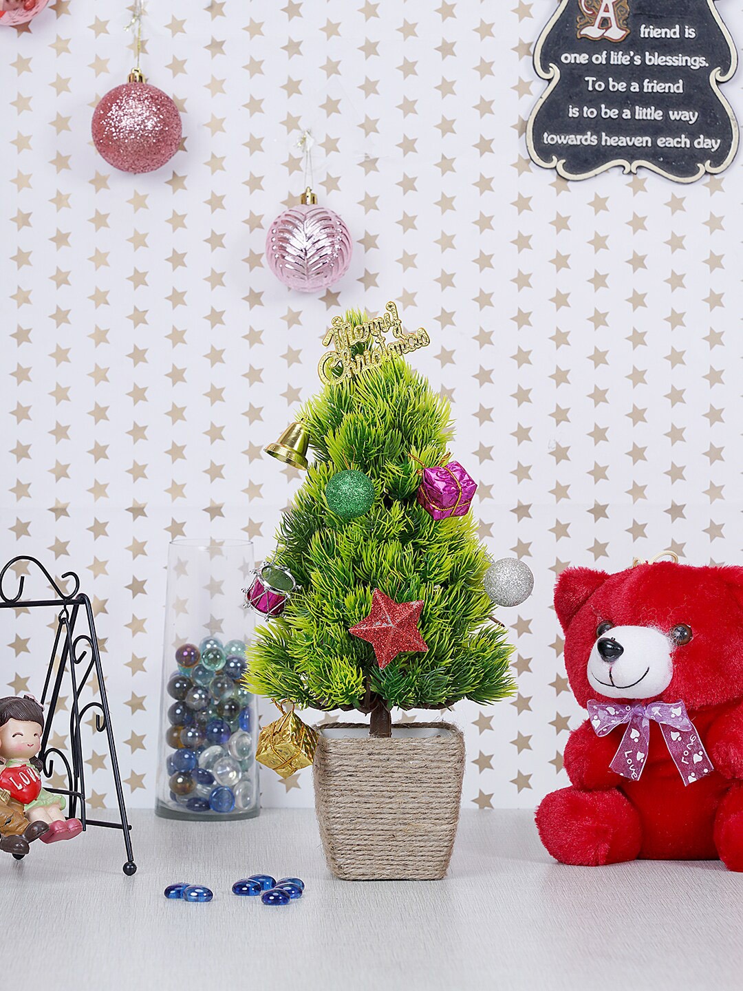 

Dekorly Green & Brown Artificial Plant With Pot