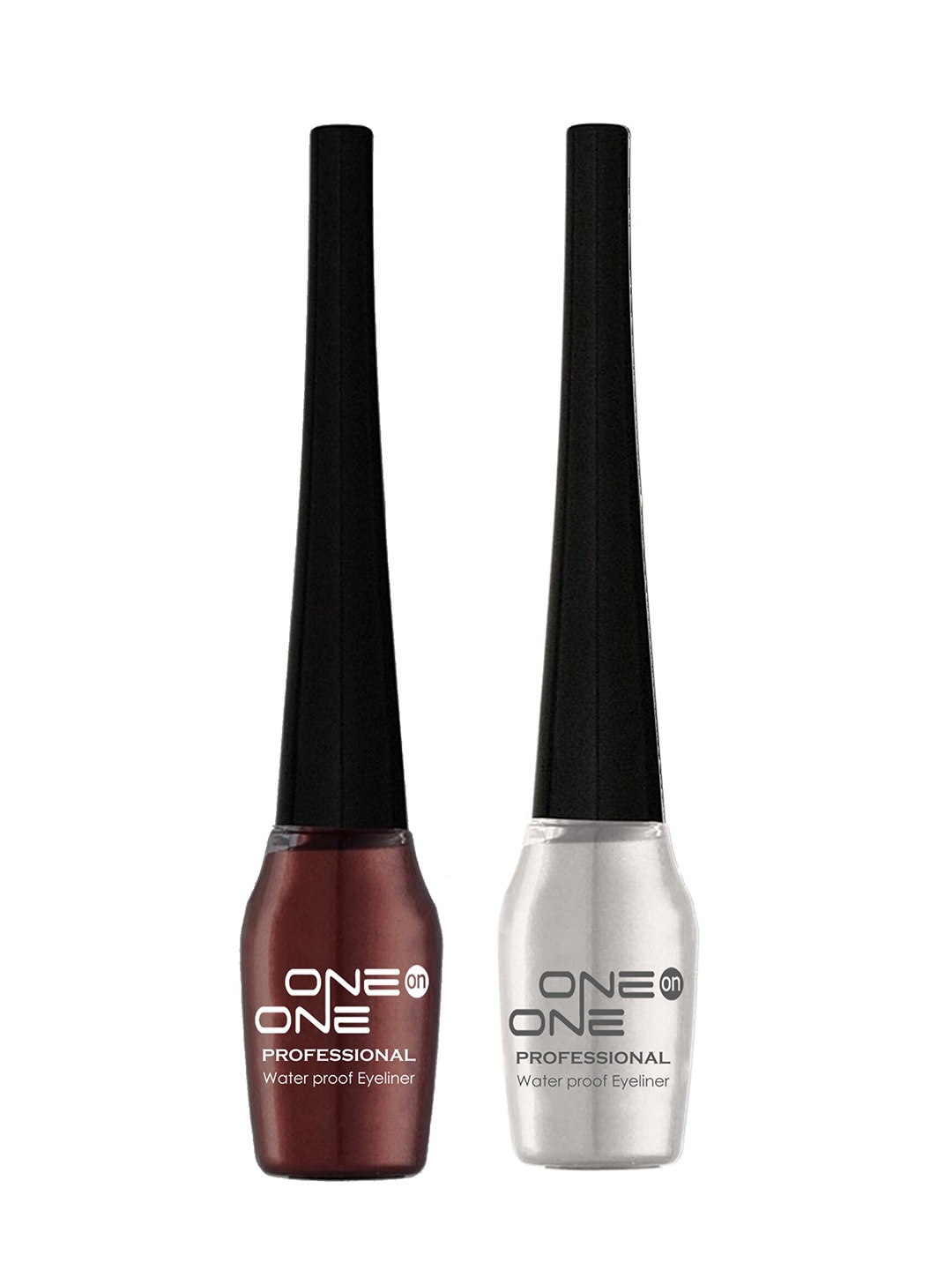 

ONE on ONE Set of 2 Professional Waterproof Liquid Eyeliners, Brown