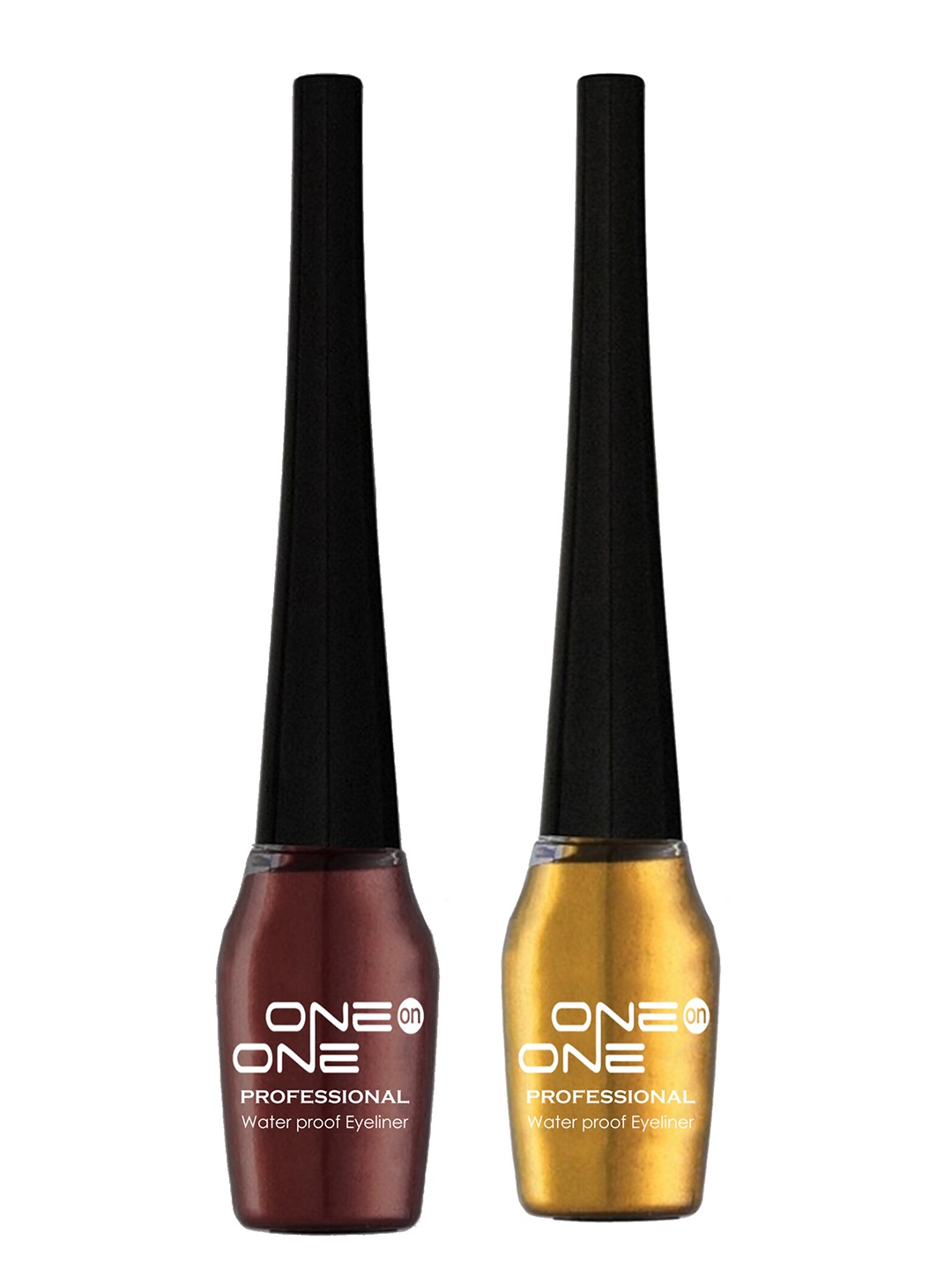 

ONE on ONE Set of 2 Professional Waterproof Liquid Eyeliners, Brown