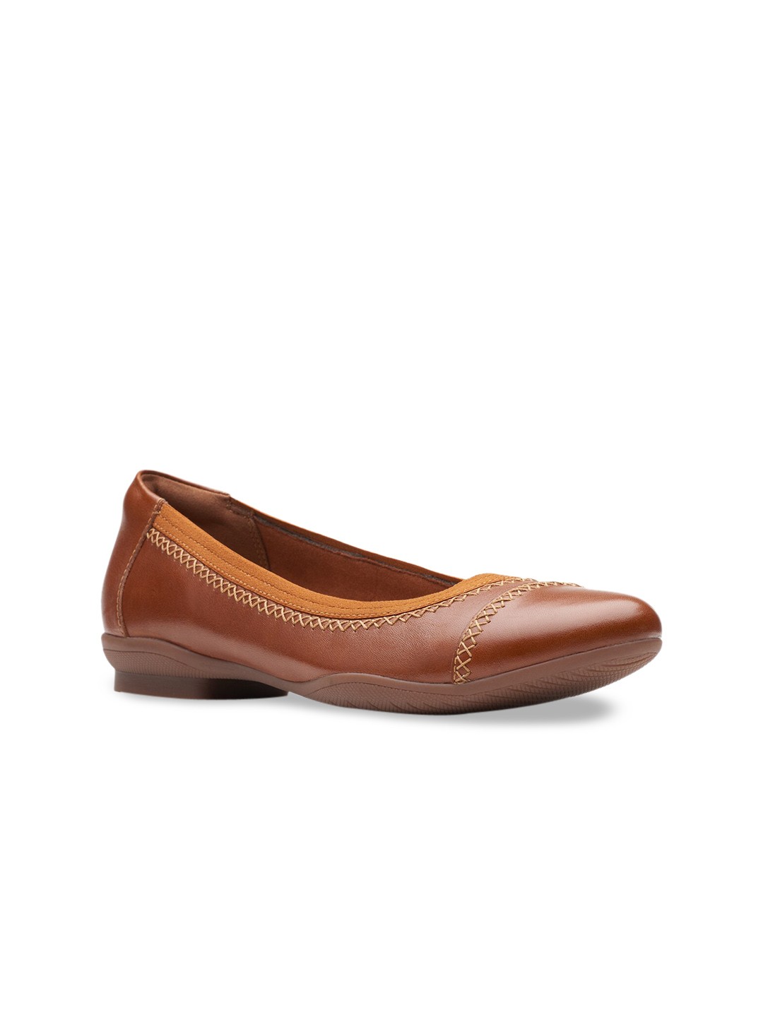 

Clarks Women Brown Ballerinas Flats