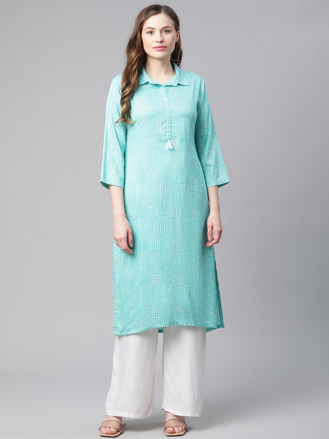 

Rangriti Women Assorted Printed Straight Kurta