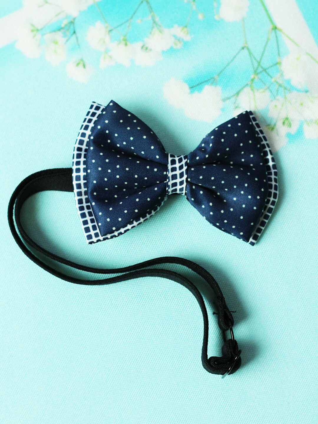 

Tossido Girls Blue & White Elastic Hairband