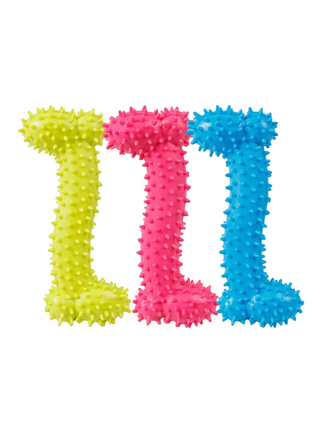 

Emily pets Pink Dog & Cat Rubber Toy