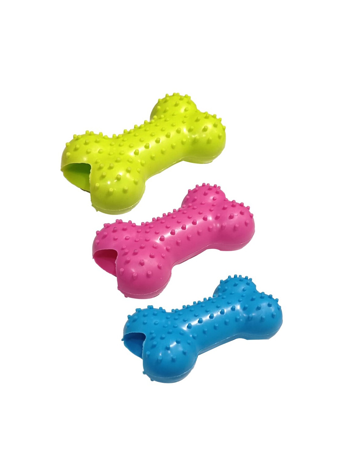 

Emily Pets Dogs Yellow & Pink Rubber Toys