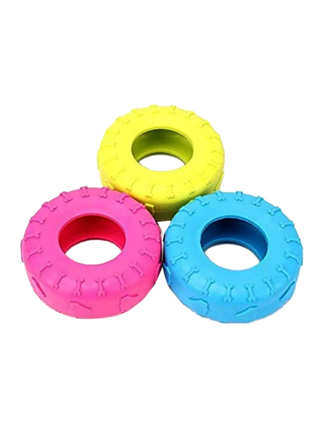 

Emily pets Blue & Pink Self Design Dog & Cat Rubber Toys