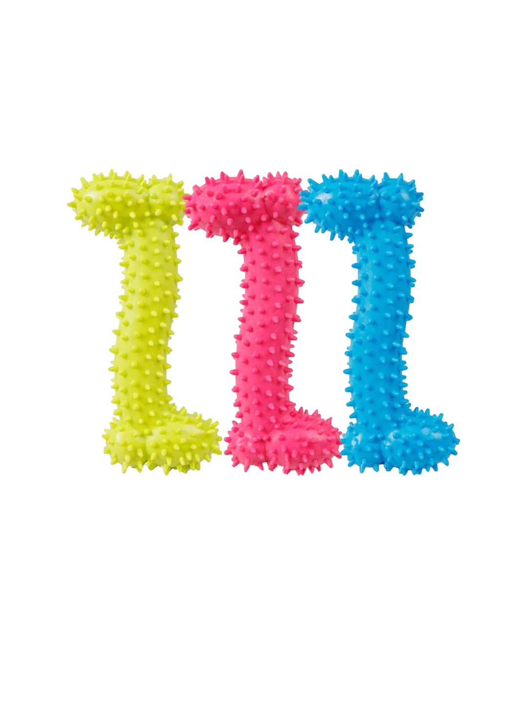 

Emily Pets Dogs & Cats Yellow & Pink Rubber Toys