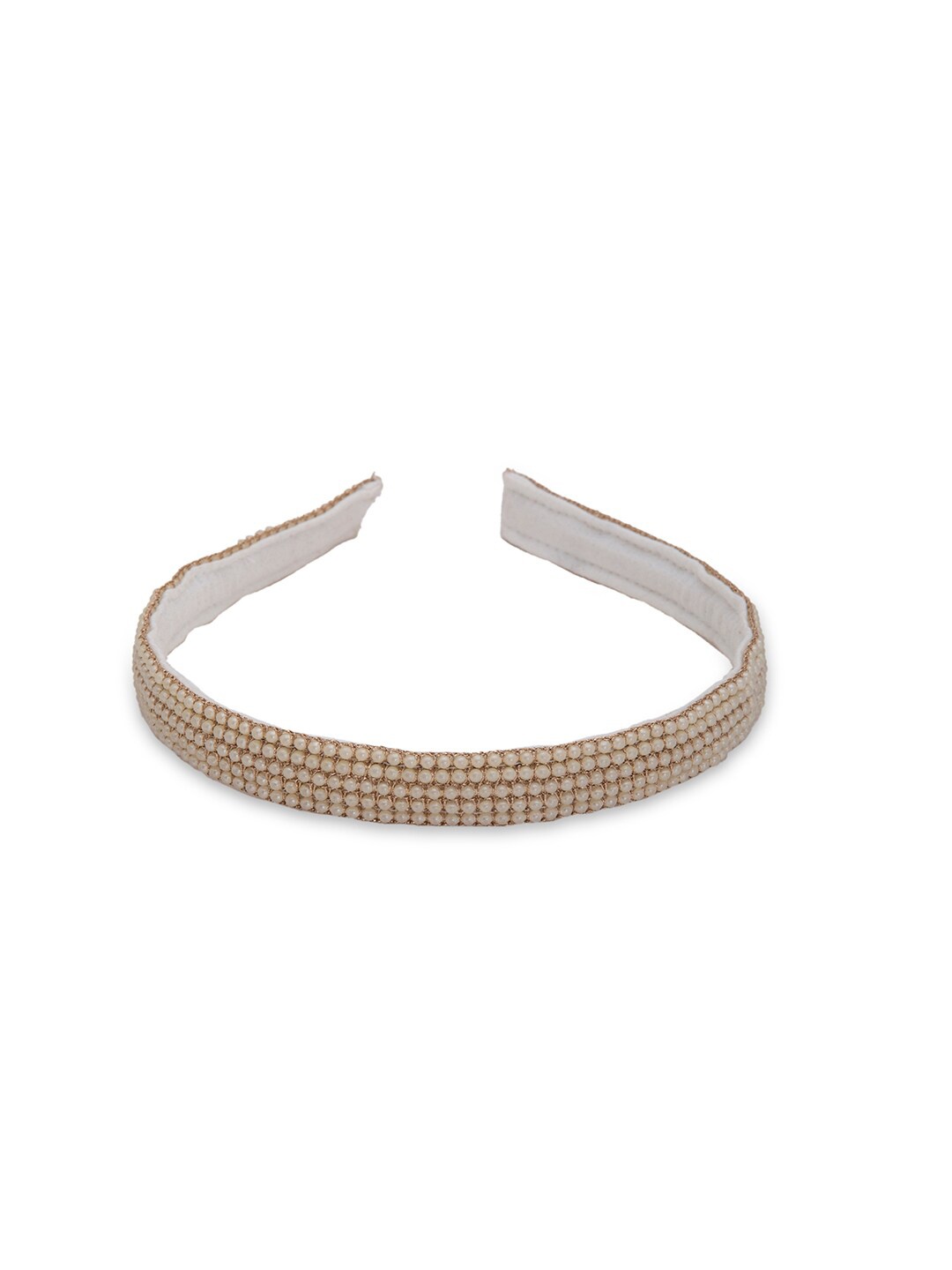 

DEEBACO Girls Beige Embellished Hairband