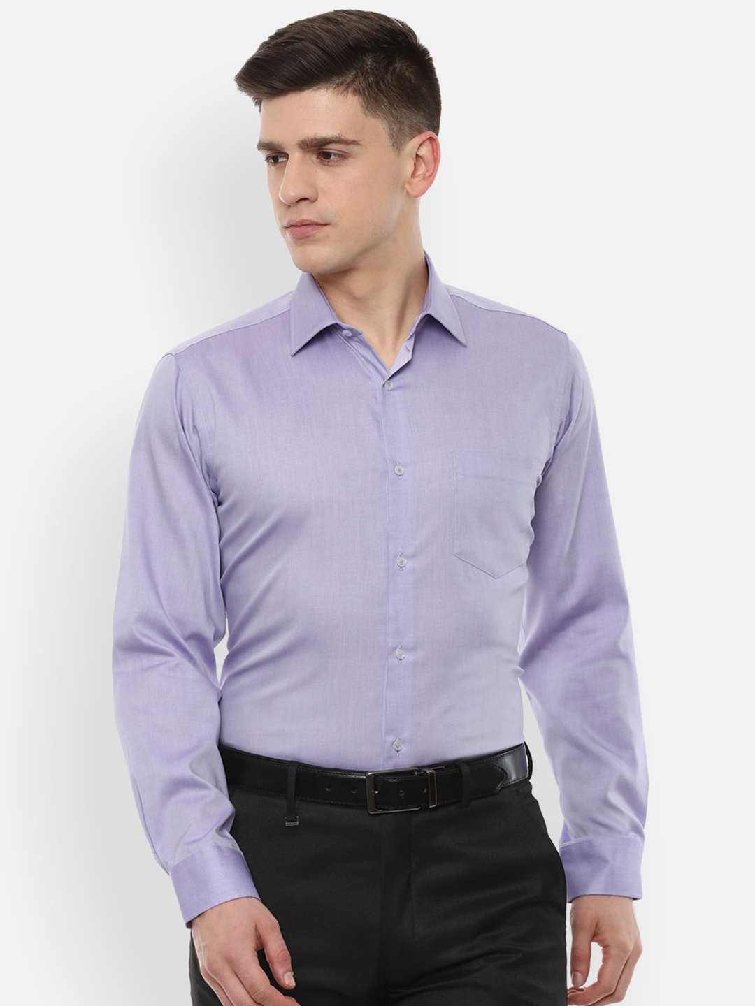 

Van Heusen Men Purple Formal Shirt