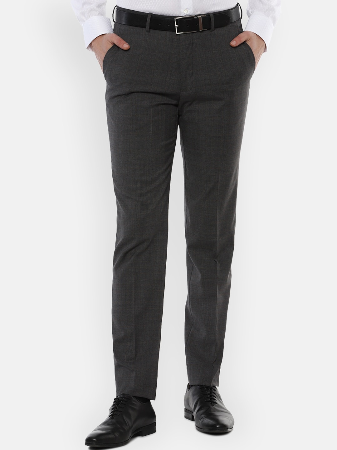 

Luxure by Louis Philippe Men Grey Slim Fit Trousers