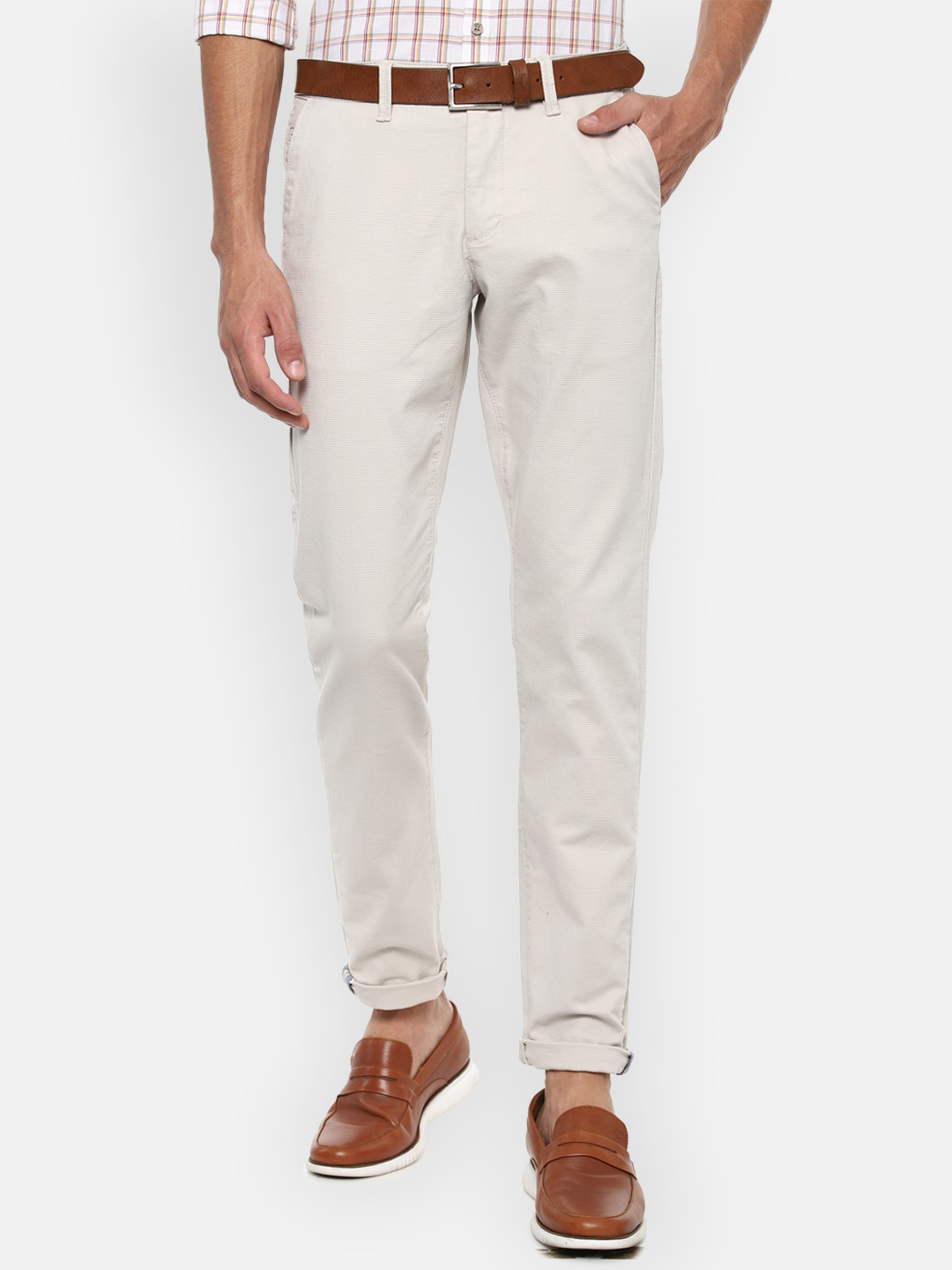 

Van Heusen Sport Men Grey Slim Fit Chinos Trousers