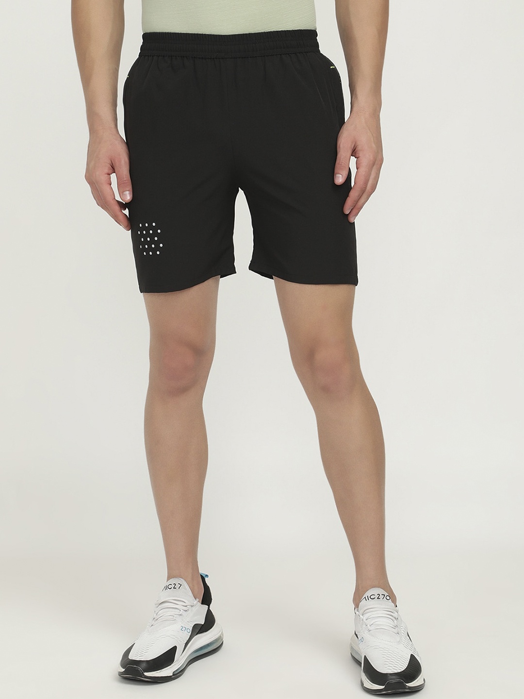 

V2 Value & Variety Men Black Solid Mid-Rise Shorts