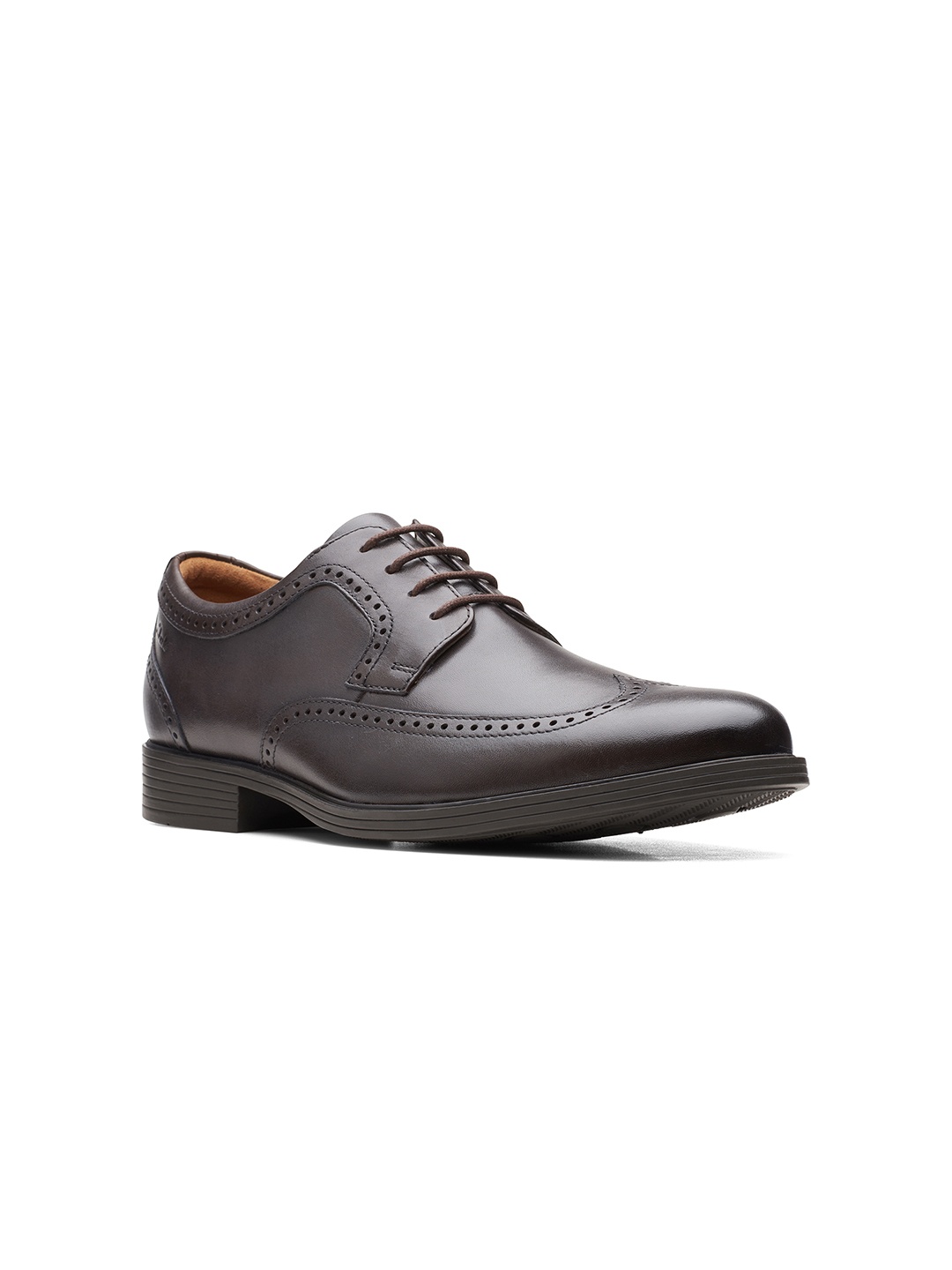 

Clarks Men Brown Leather Brogues