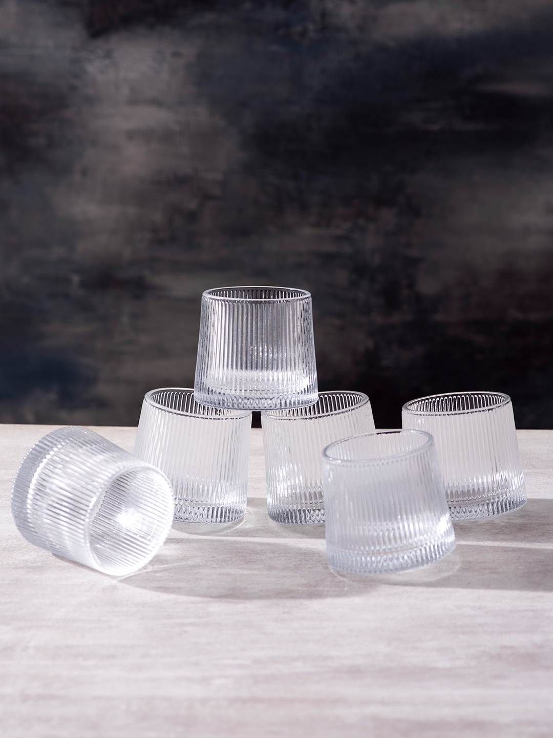

nestroots White Set of 6 Wine Glasses