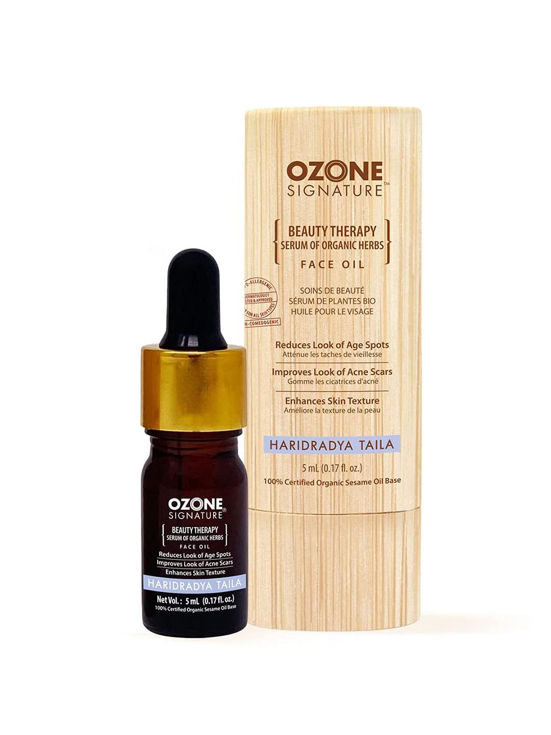 

OZONE SIGNATURE Haridradya Taila Beauty Therapy Face Oil 5 ml, Brown