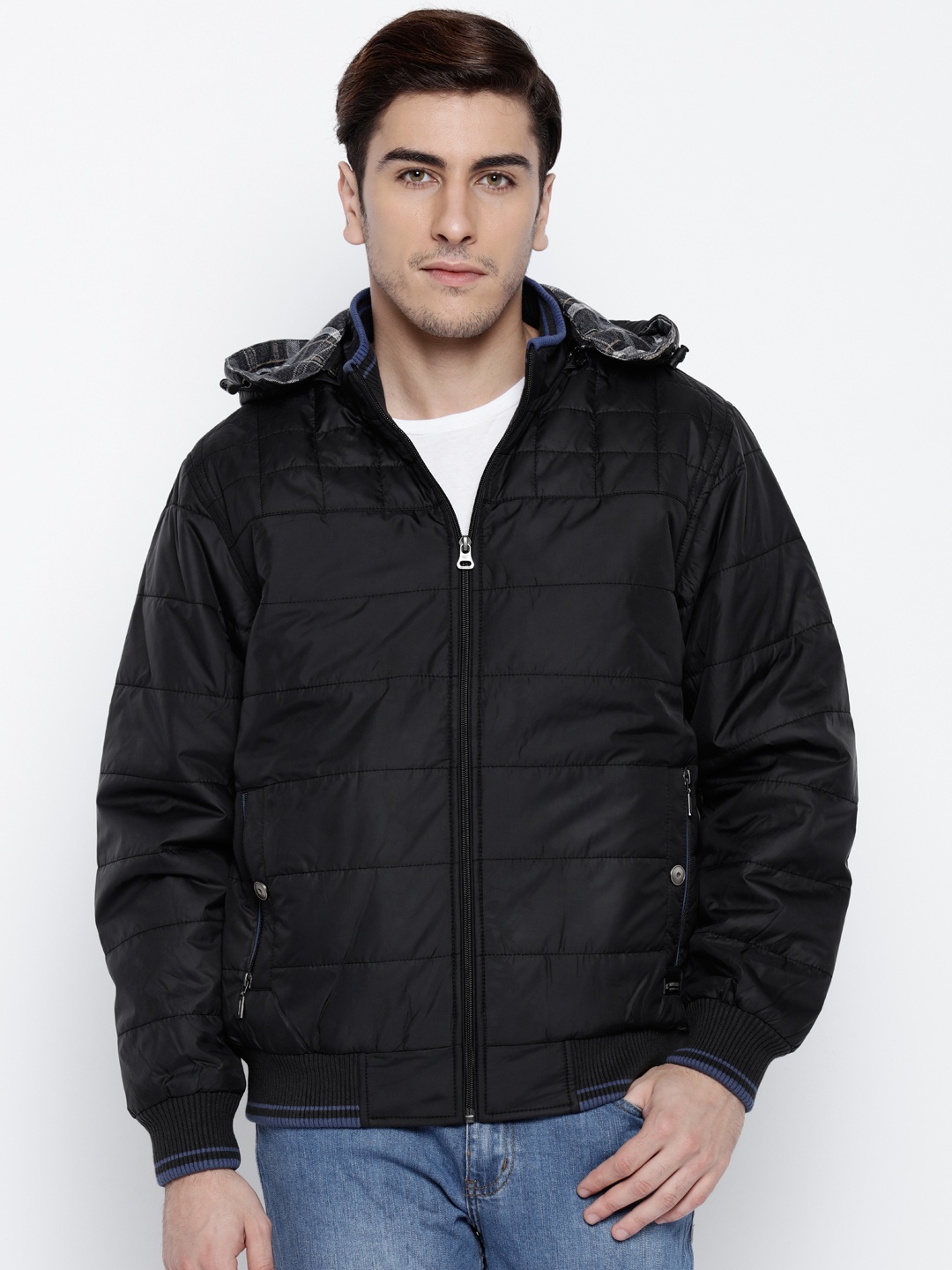 

Monte Carlo Black Jacket with Detachable Hood