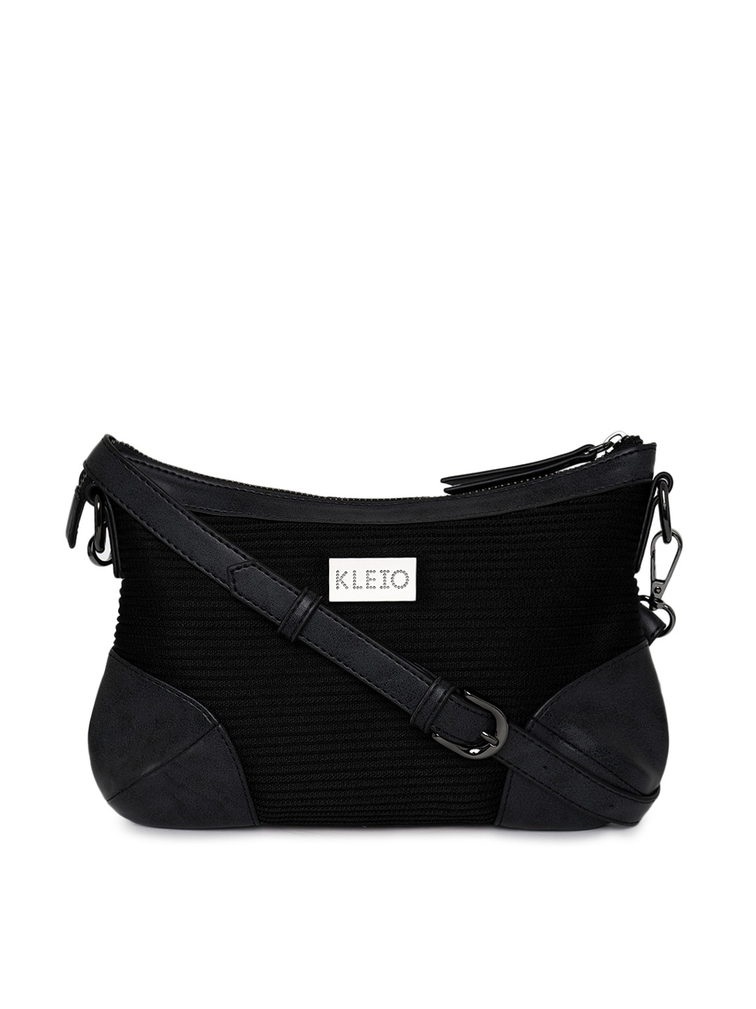 

KLEIO Lightweight Dual Handle Sling Bag, Black