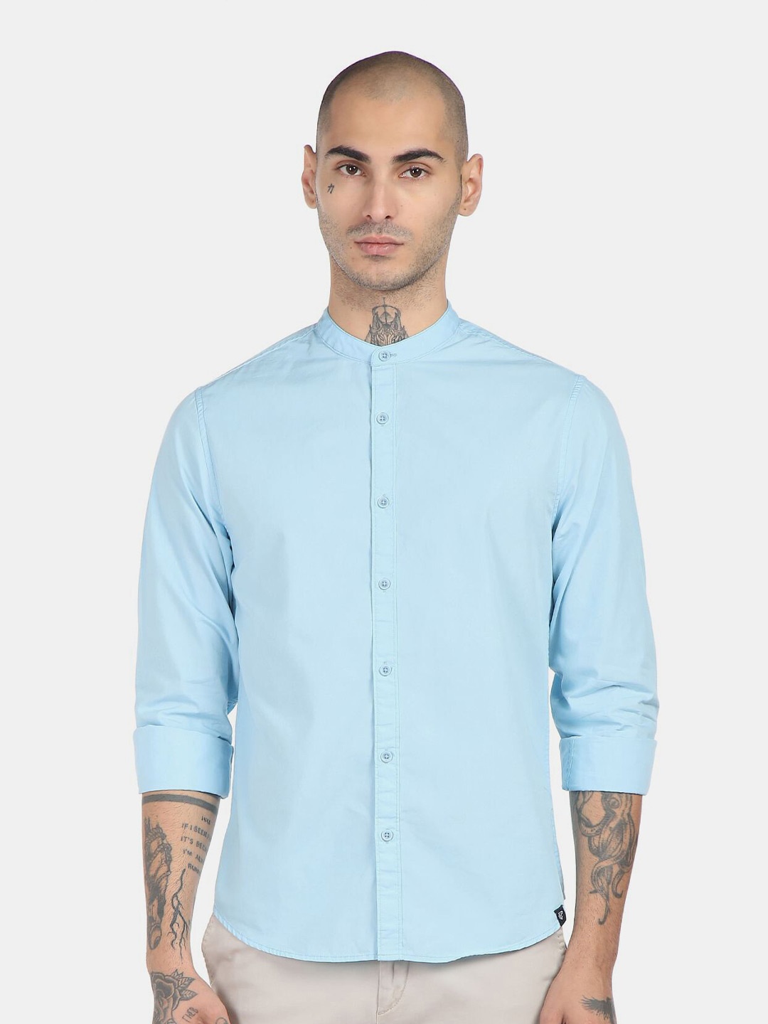 

Ruggers Men Blue Casual Shirt