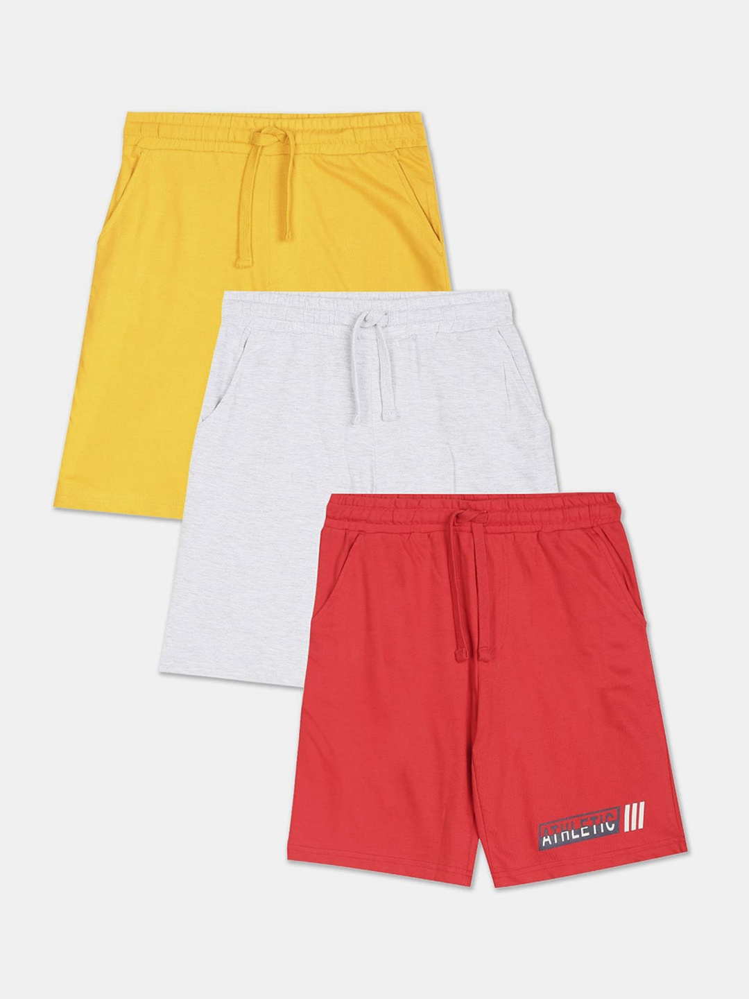 

Ruggers Junior Boys Pack Of 3 Pure Cotton Assorted Shorts