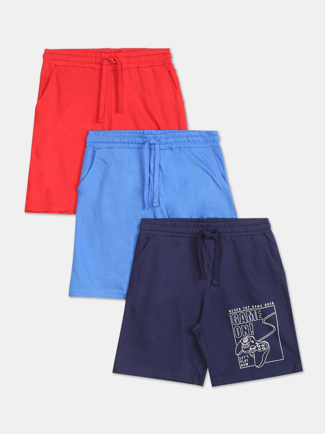 

Ruggers Junior Boys Pack of 3 Assorted Cotton Shorts