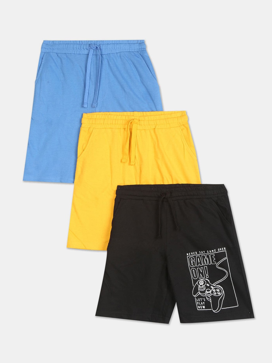 

Ruggers Junior Boys Pack of 3 Assorted Cotton Shorts