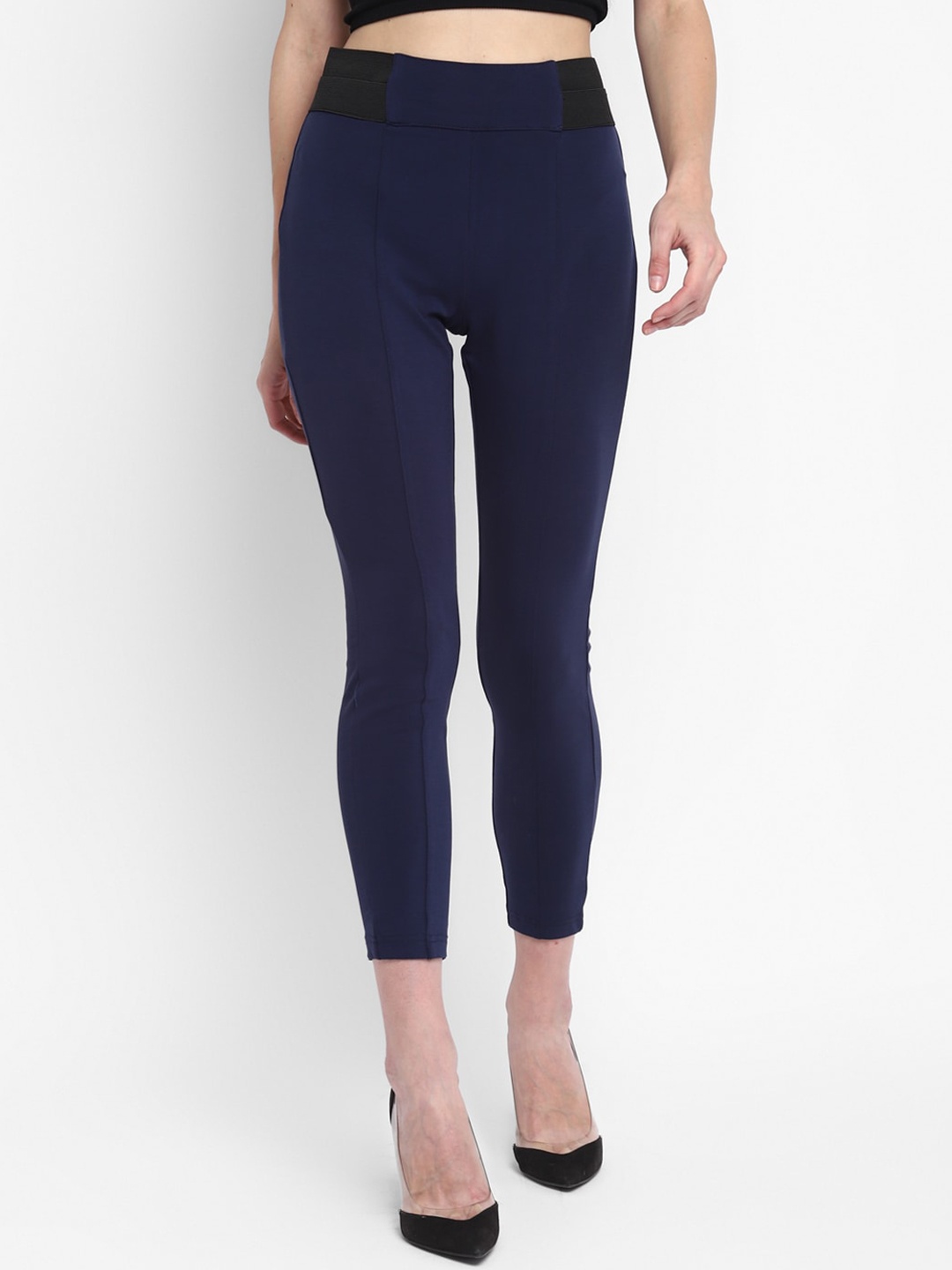 

LAMOURE BY RED CHIEF Women Blue Solid Jeggings